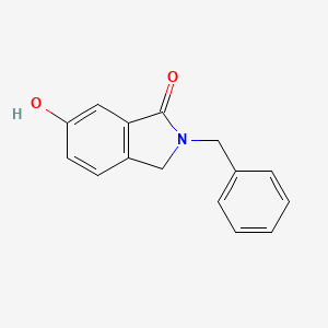 molecular formula C15H13NO2 B8255731 2-benzyl-6-hydroxy-3H-isoindol-1-one 