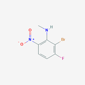 2-Bromo-3-fluoro-N-methyl-6-nitrobenzenamine