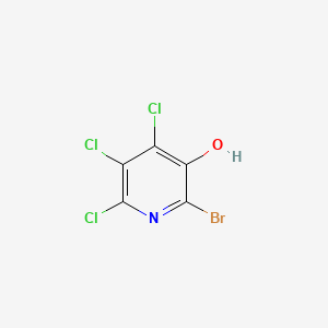 molecular formula C5HBrCl3NO B8255754 2-Bromo-4,5,6-trichloropyridin-3-ol 