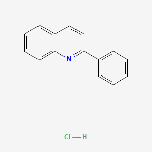 molecular formula C15H12ClN B8255857 2-Phenylquinoline;hydrochloride CAS No. 53826-02-1