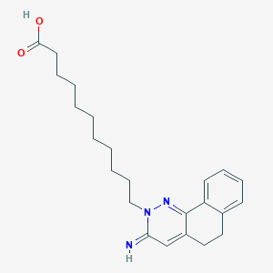 molecular formula C23H31N3O2 B8255883 3-Imino-2,3,5,6-tetrahydrobenzo[h]cinnoline-2-undecanoic acid 