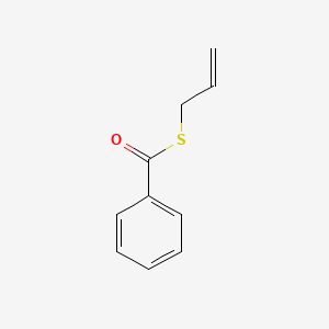 molecular formula C10H10OS B8255904 Thiobenzoic acid S-allyl ester 
