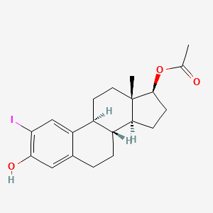 molecular formula C20H25IO3 B8255906 2-Iodoestradiol 17beta-acetate 