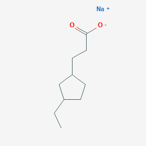 molecular formula C10H17NaO2 B8256039 CID 22833344 