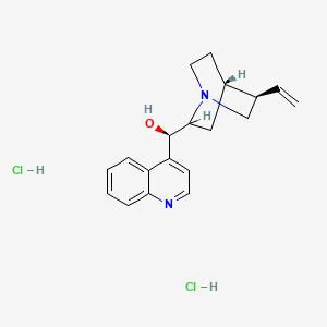 molecular formula C19H24Cl2N2O B8256051 (R)-[(4S,5R)-5-ethenyl-1-azabicyclo[2.2.2]octan-2-yl]-quinolin-4-ylmethanol;dihydrochloride 