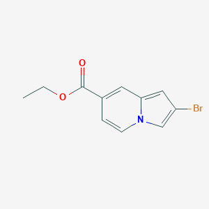 Ethyl 2-bromoindolizine-7-carboxylate