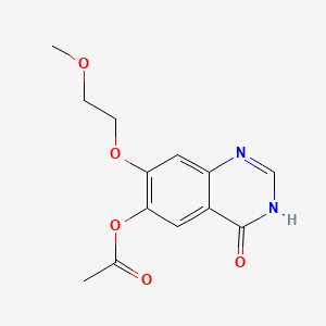[7-(2-methoxyethoxy)-4-oxo-3H-quinazolin-6-yl] acetate