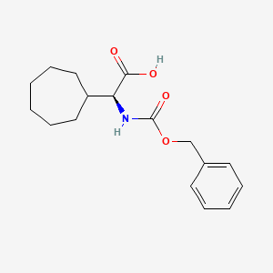(S)-2-(((Benzyloxy)carbonyl)amino)-2-cycloheptylacetic acid
