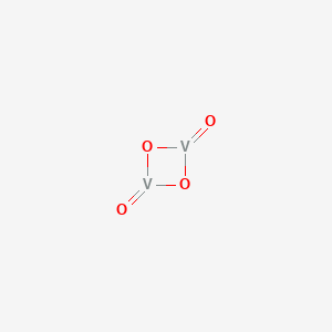 molecular formula O4V2 B8256292 1,3-Dioxa-2lambda4,4lambda4-divanadacyclobutane 2,4-dioxide 