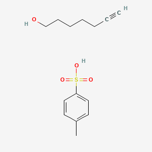 molecular formula C14H20O4S B8256293 6-Heptyn-1-ol, 4-methylbenzenesulfonate CAS No. 87462-63-3