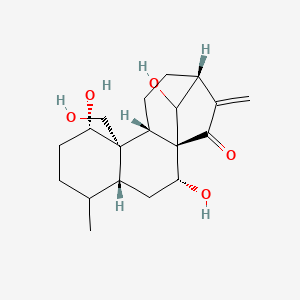 (1R,2R,4R,8S,9R,10S,13R)-2,8,16-trihydroxy-9-(hydroxymethyl)-5-methyl-14-methylidenetetracyclo[11.2.1.01,10.04,9]hexadecan-15-one