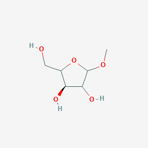 (3R)-2-(hydroxymethyl)-5-methoxyoxolane-3,4-diol