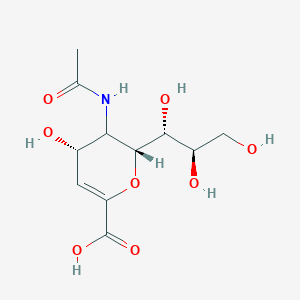 molecular formula C11H17NO8 B8256457 2,3-脱氢-2-脱氧-N-乙酰神经氨酸 