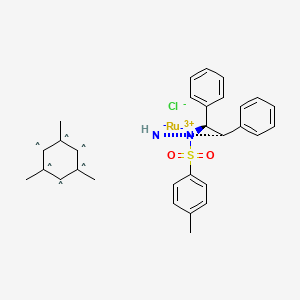 molecular formula C30H32ClN2O2RuS B8256486 CID 15603908 