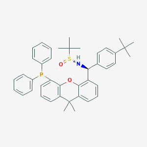 [S(R)]-N-[(S)-[4-(1,1-Dimethylethyl)phenyl][5-(diphenylphosphino)-9,9-dimethyl-9H-xanthen-4-yl]methyl]-2-methyl-2-propanesulfinamide