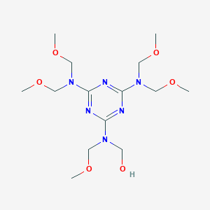 B082565 ((4,6-Bis(bis(methoxymethyl)amino)-1,3,5-triazin-2-yl)(methoxymethyl)amino)methanol CAS No. 13822-63-4
