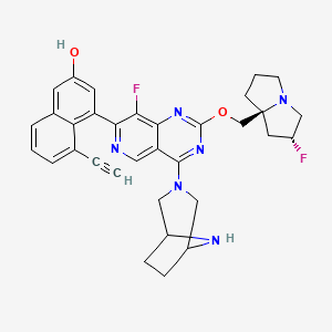 molecular formula C33H32F2N6O2 B8256503 KRAS G12D inhibitor 1 