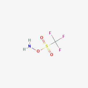 molecular formula CH2F3NO3S B8256515 Amino trifluoromethanesulfonate 