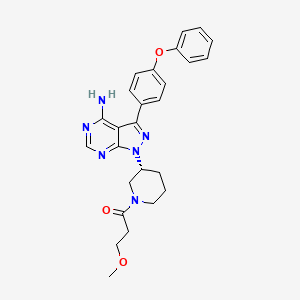 molecular formula C26H28N6O3 B8256521 Ibrutinib impurity 15 