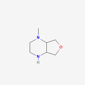 4-methyl-2,3,4a,5,7,7a-hexahydro-1H-furo[3,4-b]pyrazine