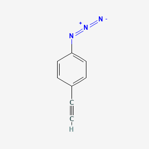 molecular formula C8H5N3 B8256678 4-乙炔苯基叠氮化物 
