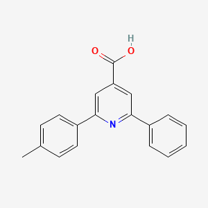 molecular formula C19H15NO2 B8256716 2-Phenyl-6-p-tolylpyridine-4-carboxylic acid CAS No. 1159980-63-8