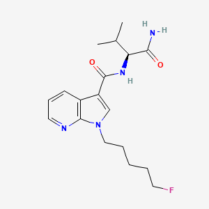 molecular formula C18H25FN4O2 B8256746 5-fluoro AB-7-PAICA 