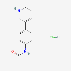 N-(4-(1,2,5,6-tetrahydropyridin-3-yl)phenyl)acetamide hydrochloride