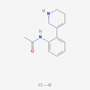 N-(2-(1,2,5,6-tetrahydropyridin-3-yl)phenyl)acetamide hydrochloride