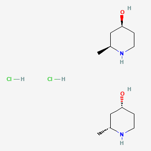 (2S,4S)-2-methylpiperidin-4-ol;(2R,4R)-2-methylpiperidin-4-ol;dihydrochloride
