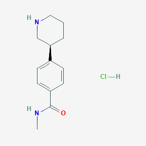 (S)-N-methyl-4-(piperidin-3-yl)benzamide hydrochloride