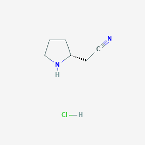 (R)-2-(Pyrrolidin-2-yl)acetonitrile hydrochloride