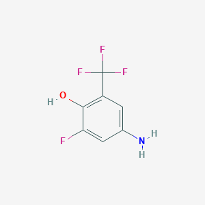 4-Amino-2-fluoro-6-(trifluoromethyl)phenol