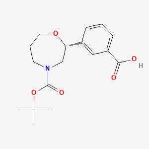 (R)-3-(4-(tert-butoxycarbonyl)-1,4-oxazepan-2-yl)benzoic acid
