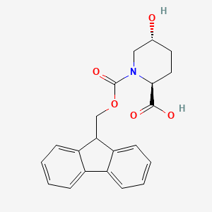 (2S,5R)-1-(((9H-Fluoren-9-yl)methoxy)carbonyl)-5-hydroxypiperidine-2-carboxylic acid