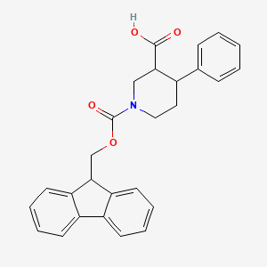 1-(9H-fluoren-9-ylmethoxycarbonyl)-4-phenylpiperidine-3-carboxylic acid