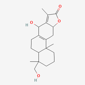 molecular formula C20H28O4 B8257765 火棘醇B 
