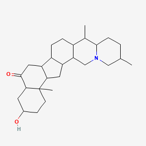 20-Hydroxy-6,10,23-trimethyl-4-azahexacyclo[12.11.0.02,11.04,9.015,24.018,23]pentacosan-17-one