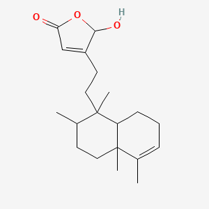 molecular formula C20H30O3 B8257824 16-Hydroxycleroda-3,13-dien-15,16-olide 