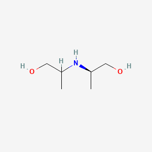 molecular formula C6H15NO2 B8257966 (2R)-2-(1-hydroxypropan-2-ylamino)propan-1-ol 