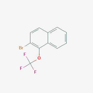 molecular formula C11H6BrF3O B8257968 2-Bromo-1-(trifluoromethoxy)naphthalene CAS No. 1261753-80-3