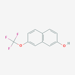 molecular formula C11H7F3O2 B8257980 7-(Trifluoromethoxy)naphthalen-2-ol 