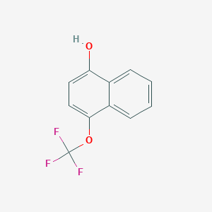 molecular formula C11H7F3O2 B8257985 1-(Trifluoromethoxy)-4-naphthol 