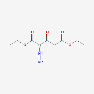 molecular formula C9H12N2O5 B8258013 2-Diazonio-1,5-diethoxy-1,5-dioxopent-2-en-3-olate CAS No. 649729-45-3