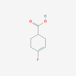 molecular formula C7H9FO2 B8258027 4-Fluorocyclohex-3-ene-1-carboxylic acid 
