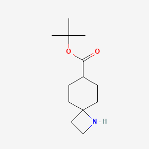 molecular formula C13H23NO2 B8258093 Tert-butyl 1-azaspiro[3.5]nonane-7-carboxylate 