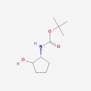 molecular formula C10H19NO3 B8258175 tert-butyl N-[(1R)-2-hydroxycyclopentyl]carbamate 