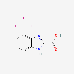 1h-Benzimidazole-2-carboxylic acid,7-(trifluoromethyl)-