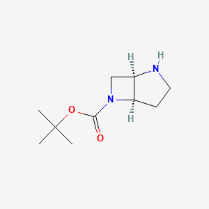 molecular formula C10H18N2O2 B8258248 (1R,5R)-Tert-butyl 2,6-diazabicyclo[3.2.0]heptane-6-carboxylate 