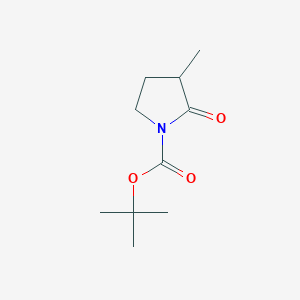 molecular formula C10H17NO3 B8258255 叔丁基-3-甲基-2-氧代吡咯烷-1-羧酸酯 